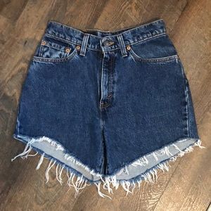 Vintage Levi’s Personal Pair Dark Wash Short
